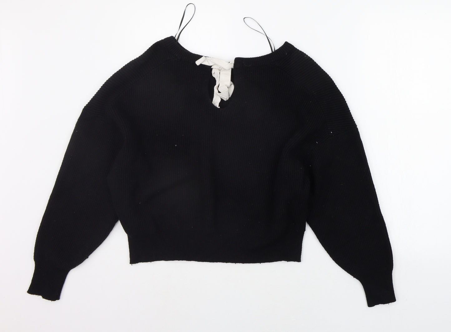 Zara Womens Black   Pullover Jumper Size M