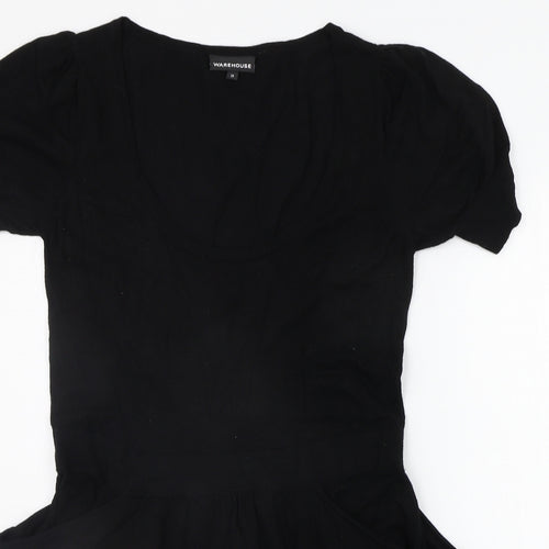 Warehouse Womens Black   Pullover Jumper Size 14