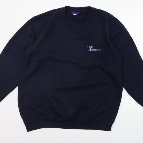 Uneek Mens Blue   Pullover Jumper Size L