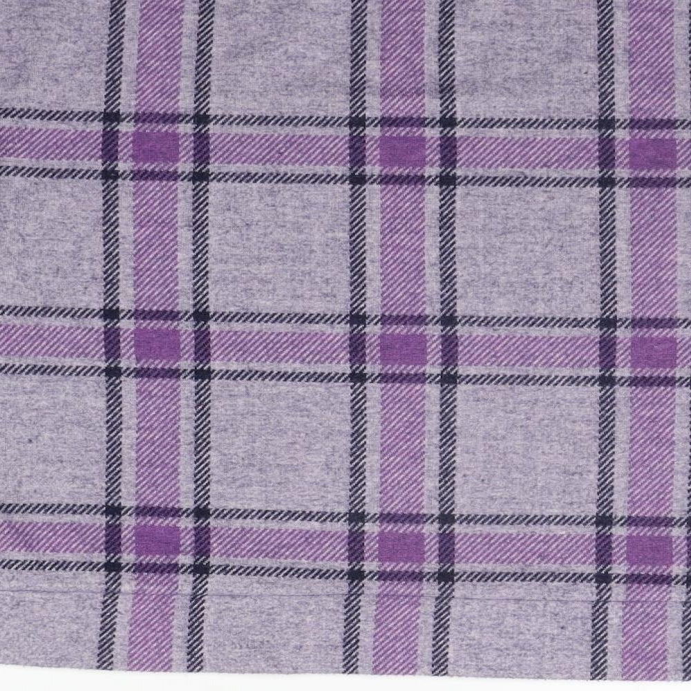 Marks and Spencer Womens Purple Check  Pullover Jumper Size 12