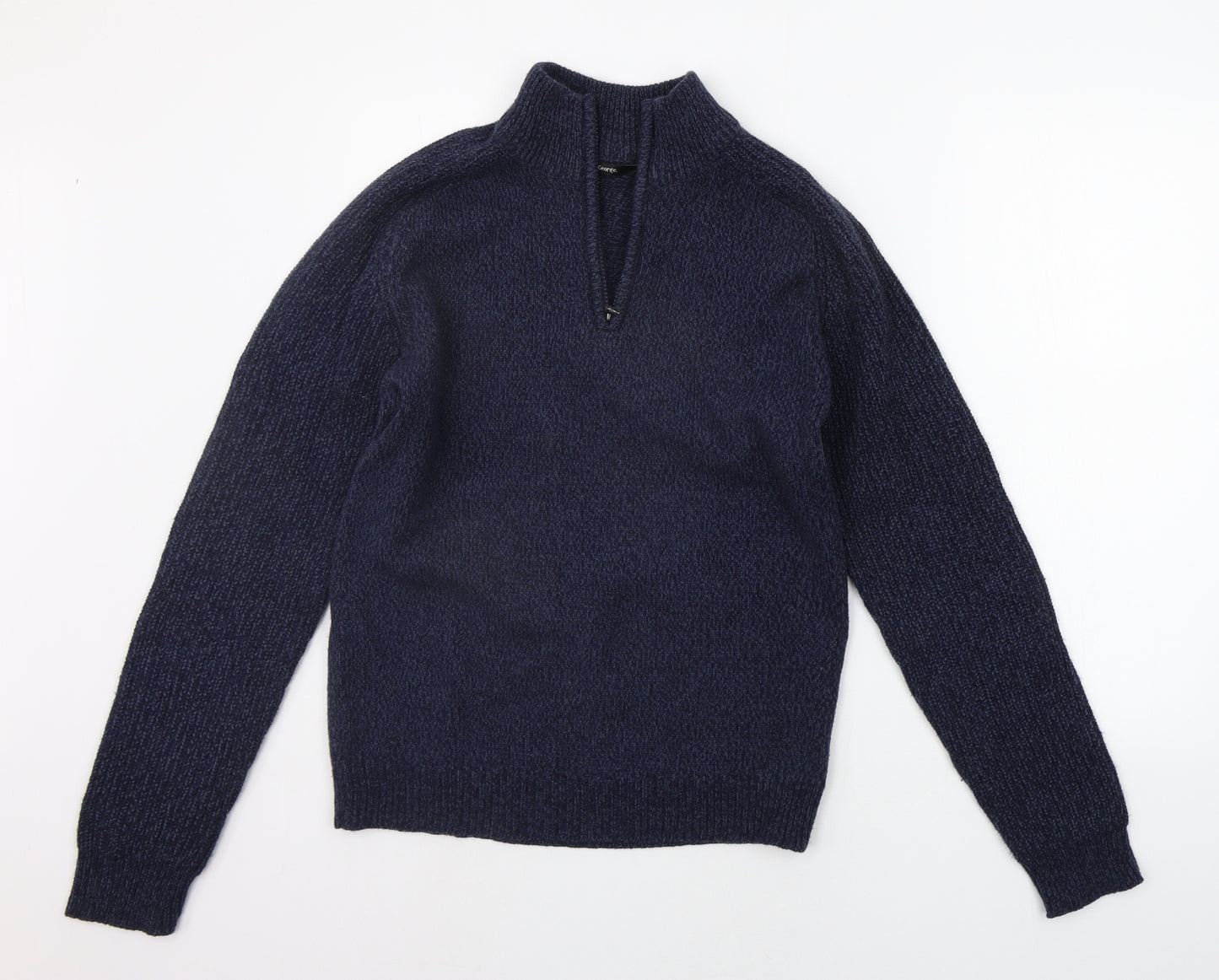 George Mens Blue   Pullover Jumper Size S