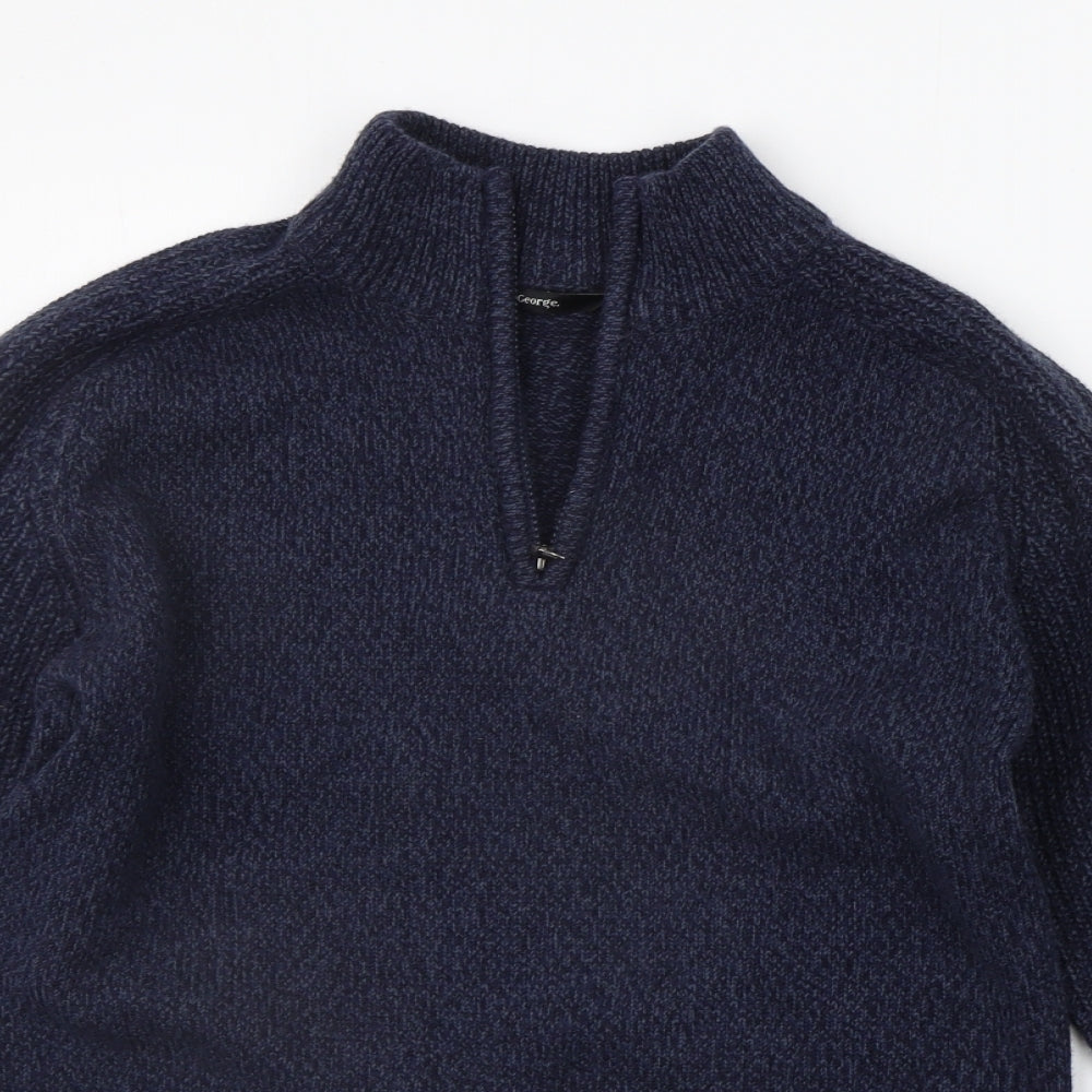 George Mens Blue   Pullover Jumper Size S