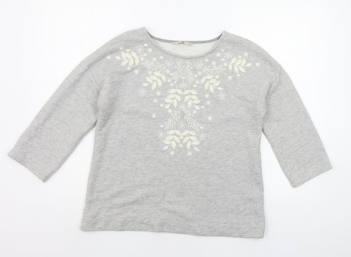 TU Womens Grey Pullover Jumper Size 12
