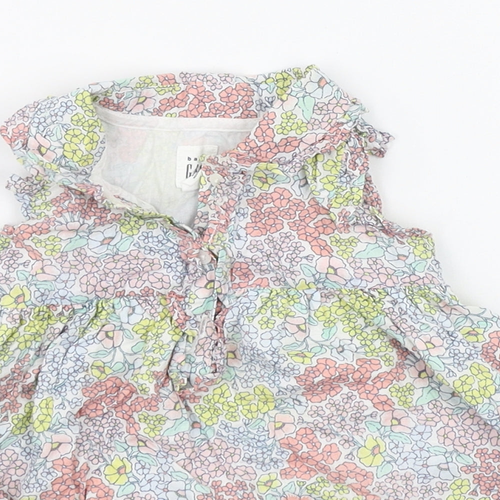 Gap Baby Multicoloured Floral  A-Line  Size 6-9 Months