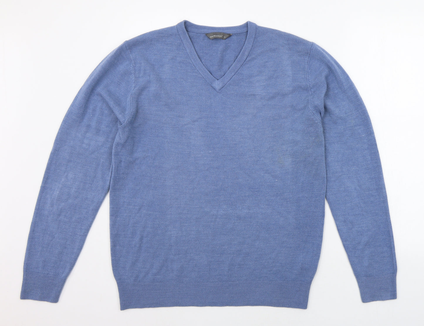 Cedar Wood State Mens Blue   Pullover Jumper Size L