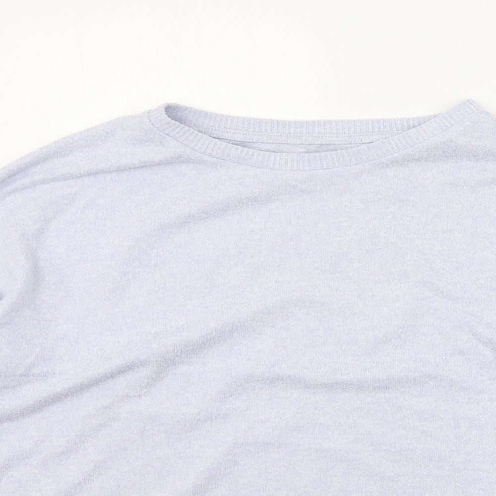 Primark Womens Blue Solid  Top Pyjama Top Size M
