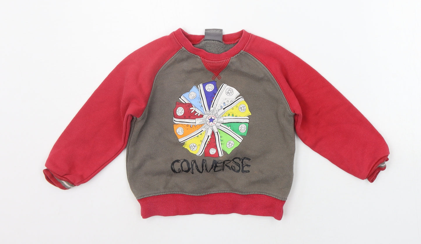 Converse Baby Red   Pullover Jumper Size 24 Months
