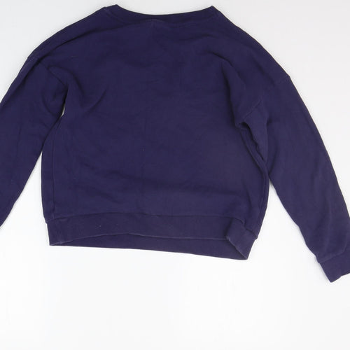 NEXT Womens Blue   Henley Jumper Size M