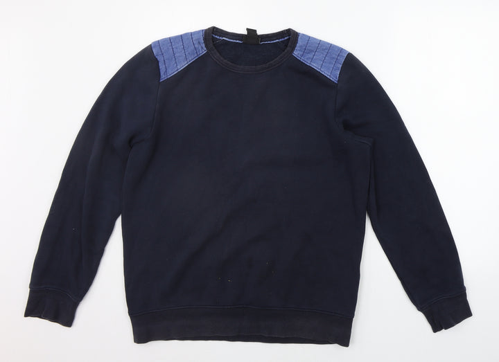 H&M Mens Black   Pullover Jumper Size M