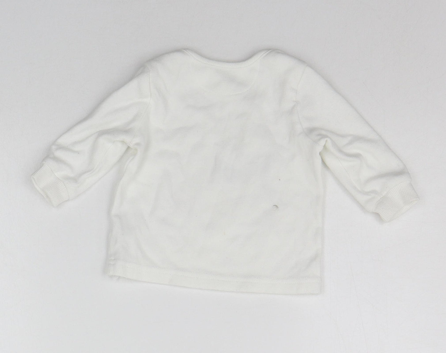 George Baby White   Basic T-Shirt Size 3-6 Months  - Pooh Bear
