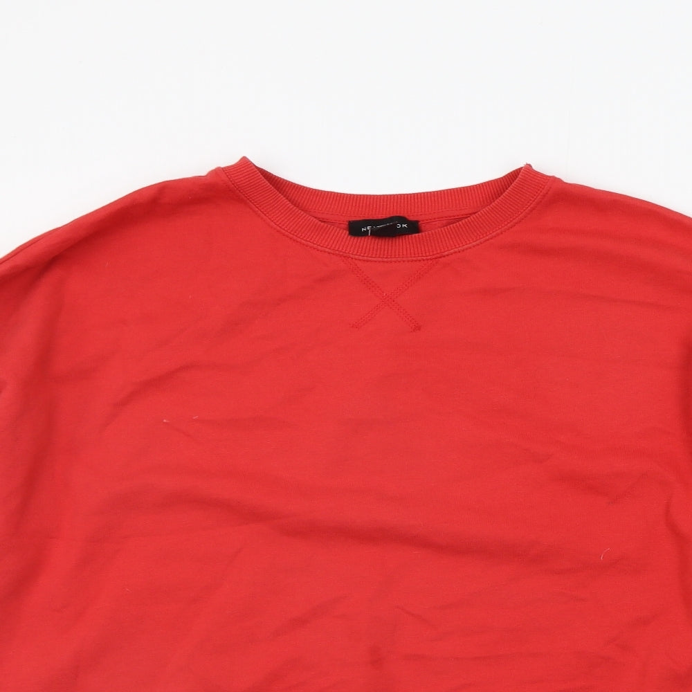 New Look Mens Red   Pullover Jumper Size M