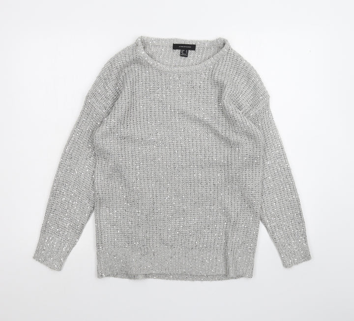 Atmosphere Womens Grey   Pullover Jumper Size 10