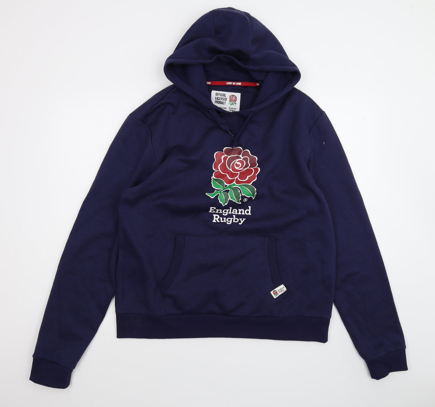 England rugby Mens Blue   Pullover Hoodie Size 2XL