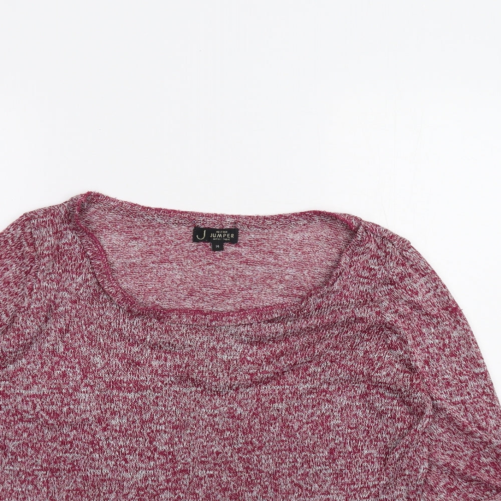 New Look Womens Red   Basic T-Shirt Size 14