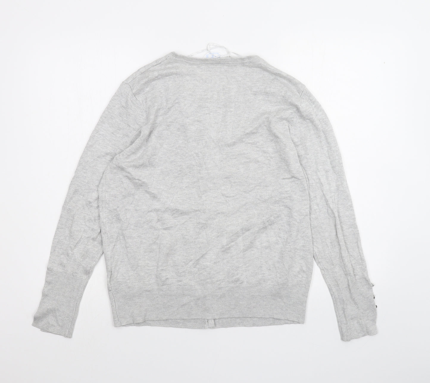 Primark Womens Grey   Cardigan Jumper Size L