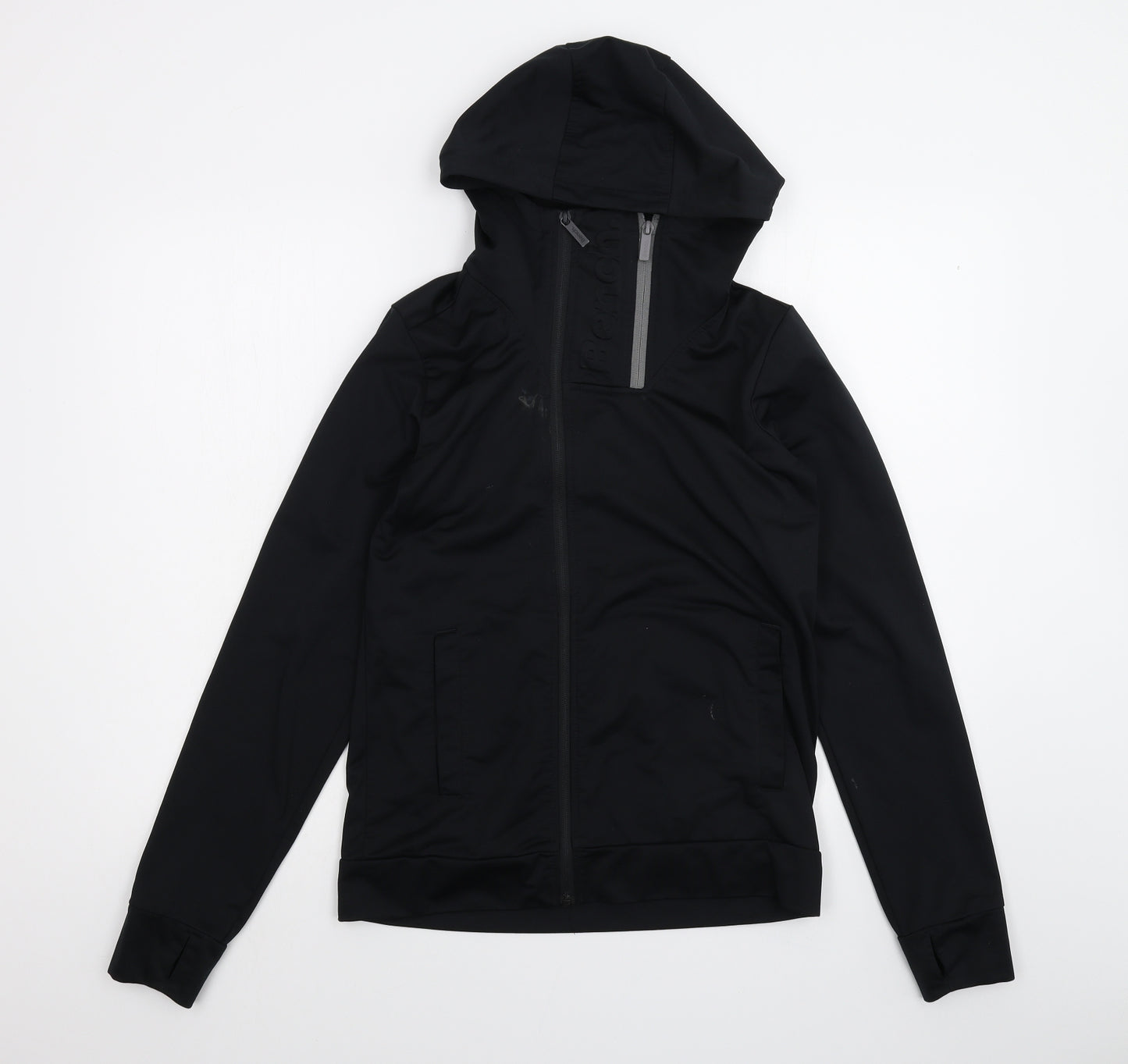 Bench Boys Black   Full Zip Hoodie Size 15 Years