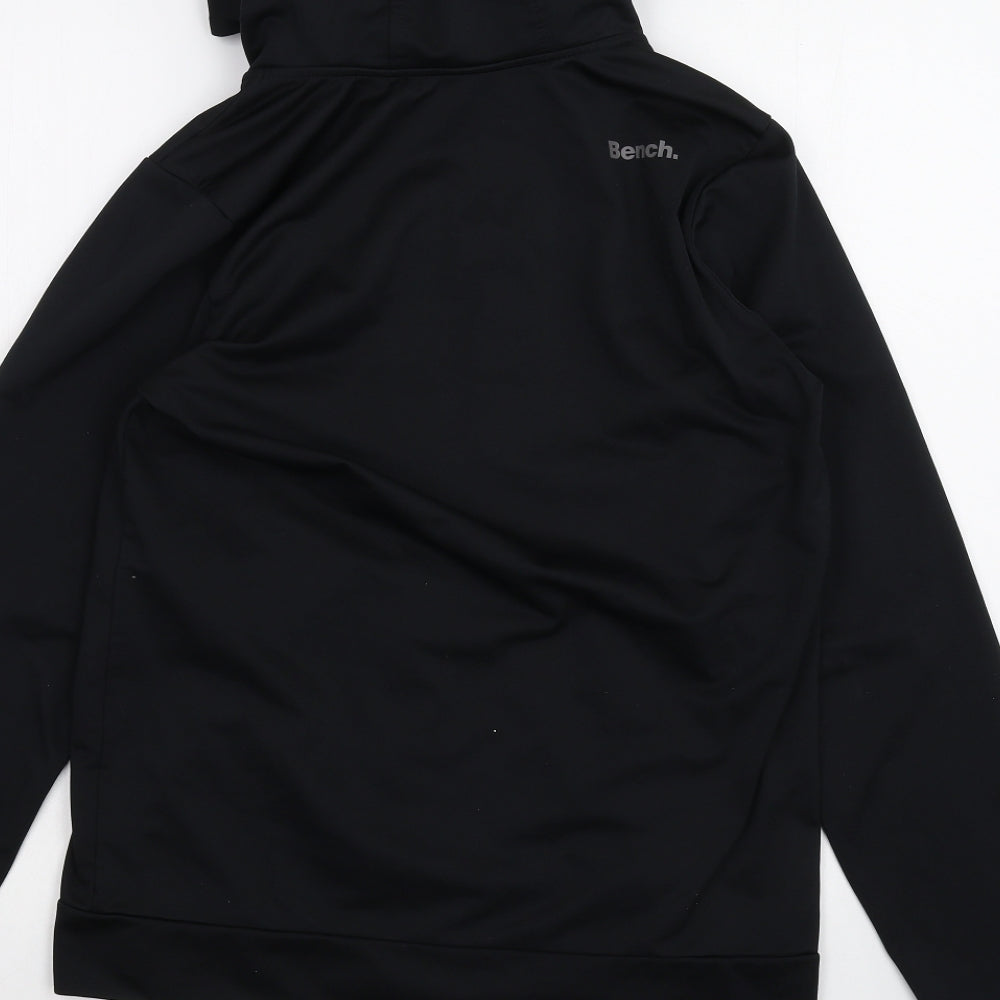 Bench Boys Black   Full Zip Hoodie Size 15 Years