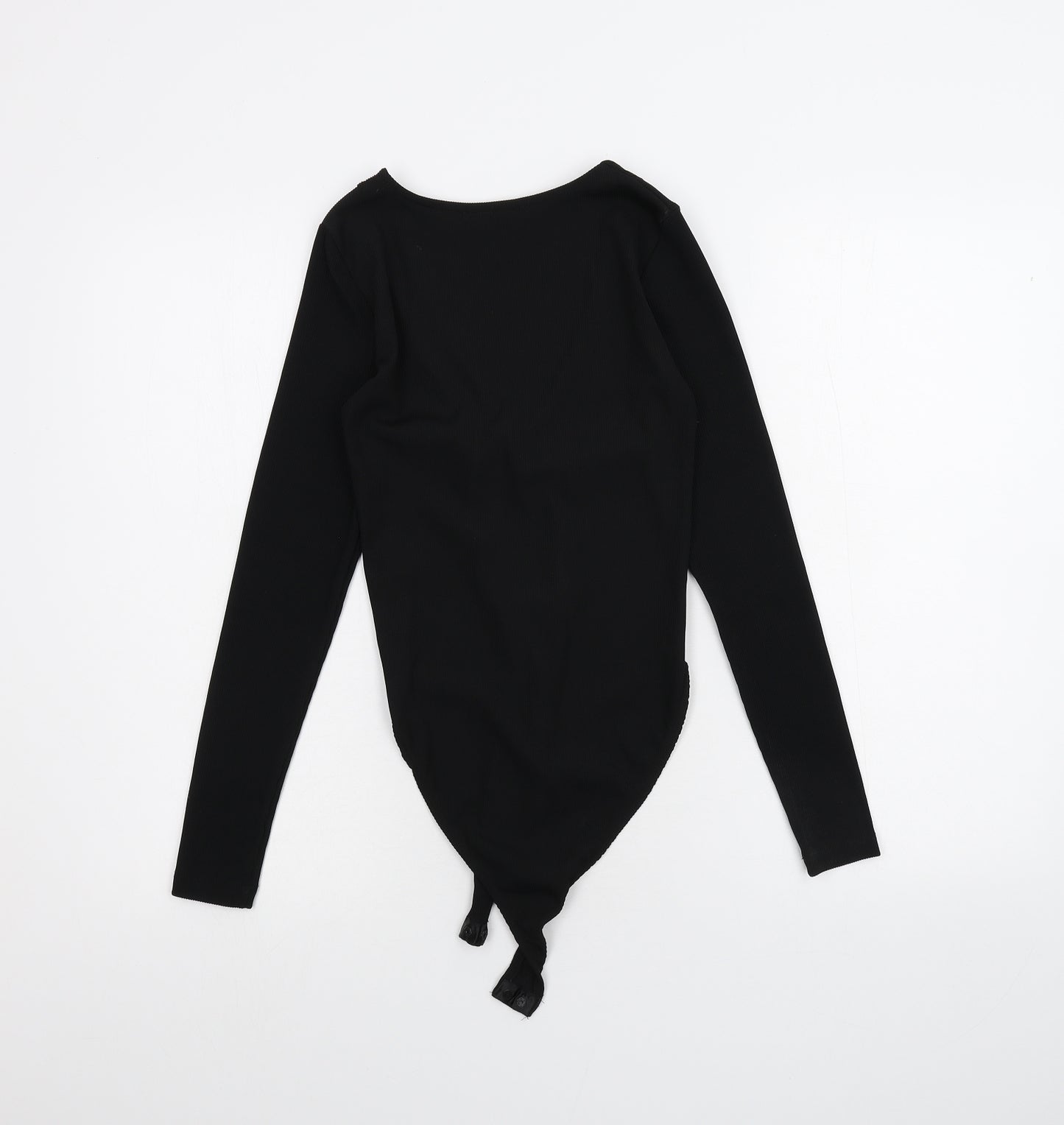 New Look Womens Black   Bodysuit One-Piece Size 8
