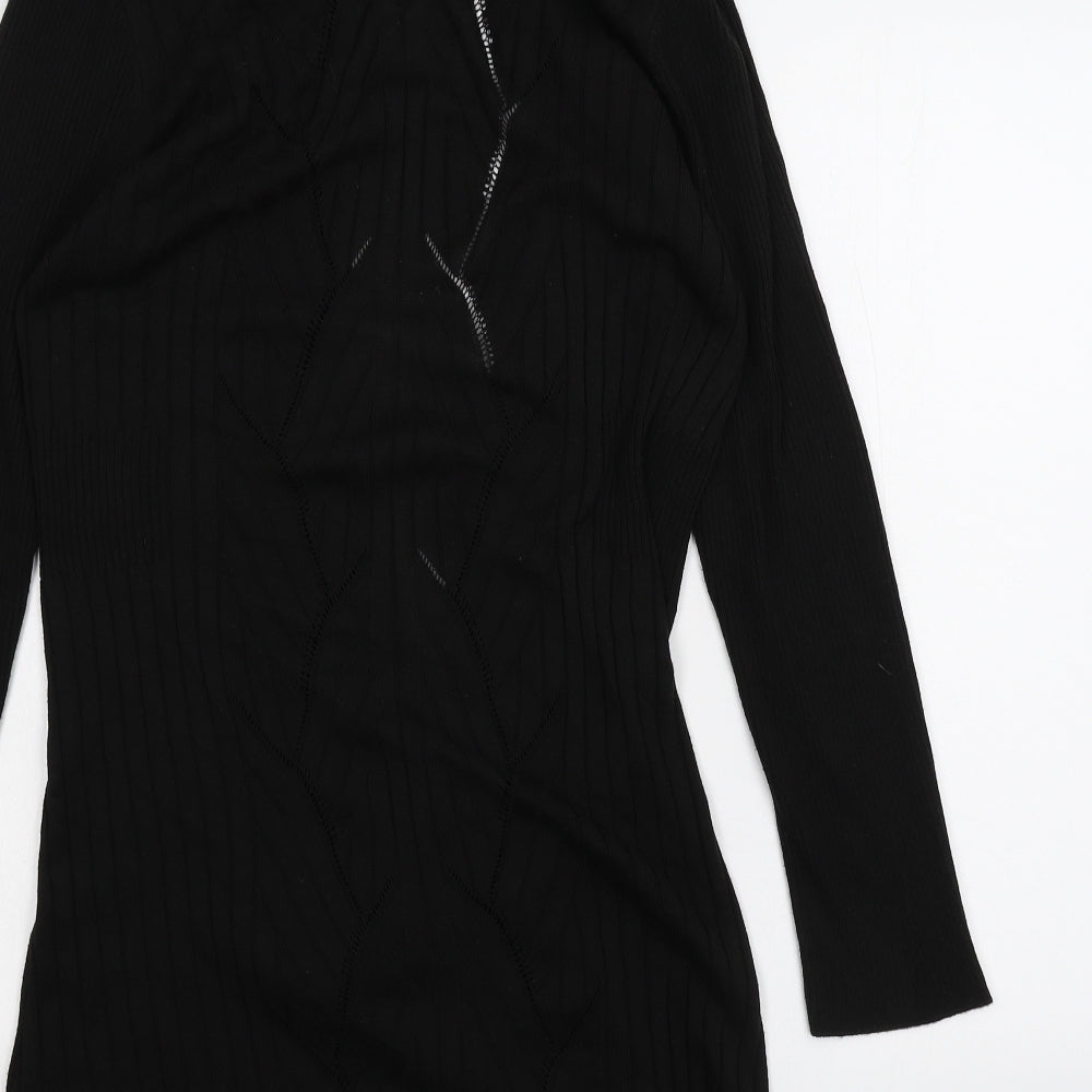 Per Una Womens Black   Cardigan Jumper Size 14