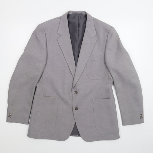 Preworn Mens Grey   Jacket Suit Jacket Size 40