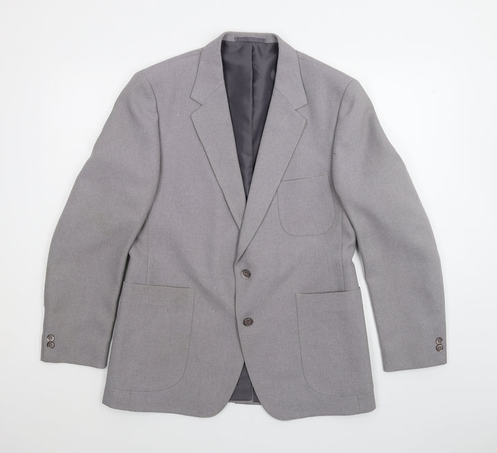 Preworn Mens Grey   Jacket Suit Jacket Size 40