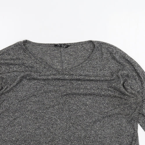 Select Womens Grey   Basic T-Shirt Size 8