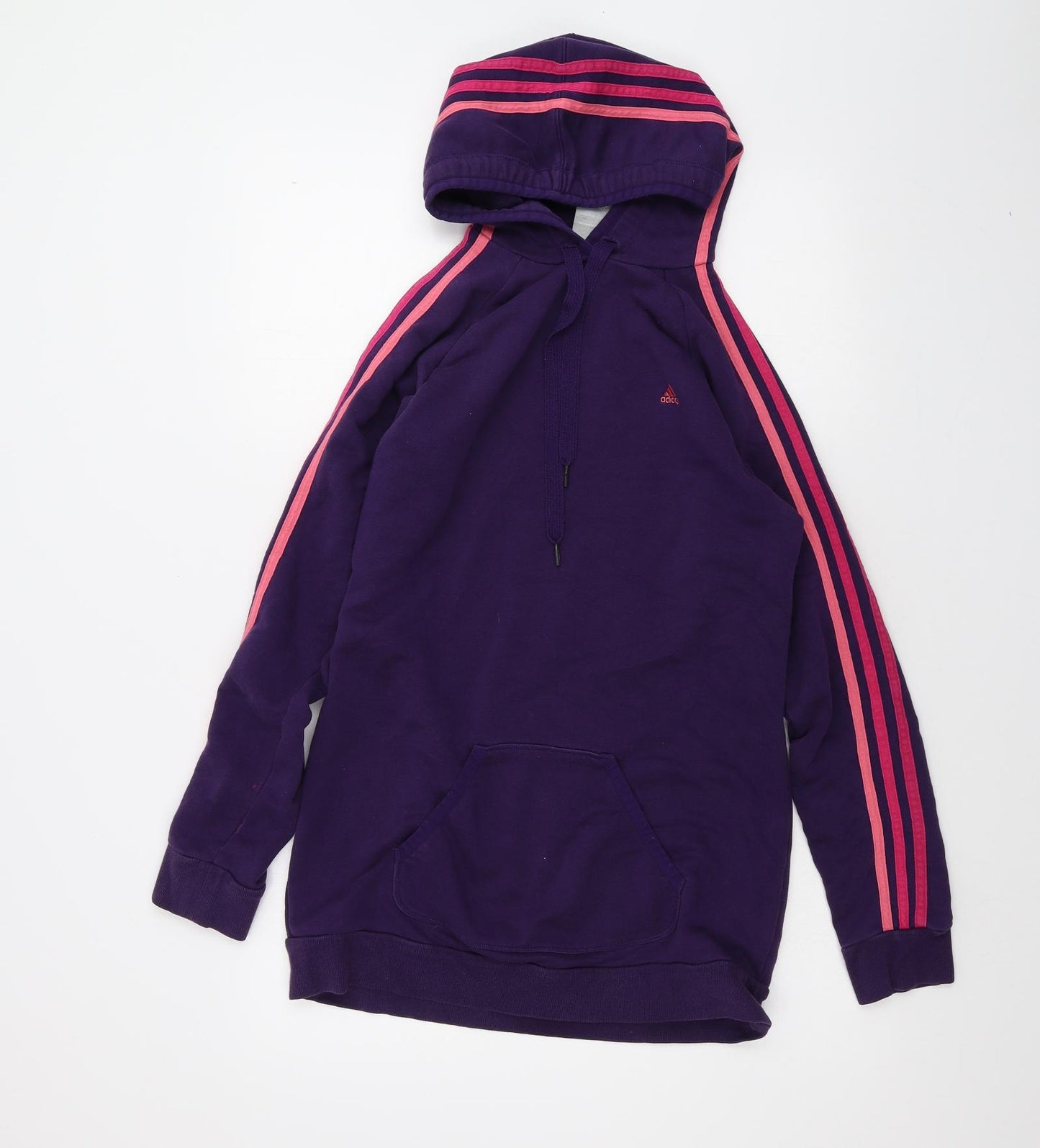 adidas Womens Purple   Pullover Hoodie Size M
