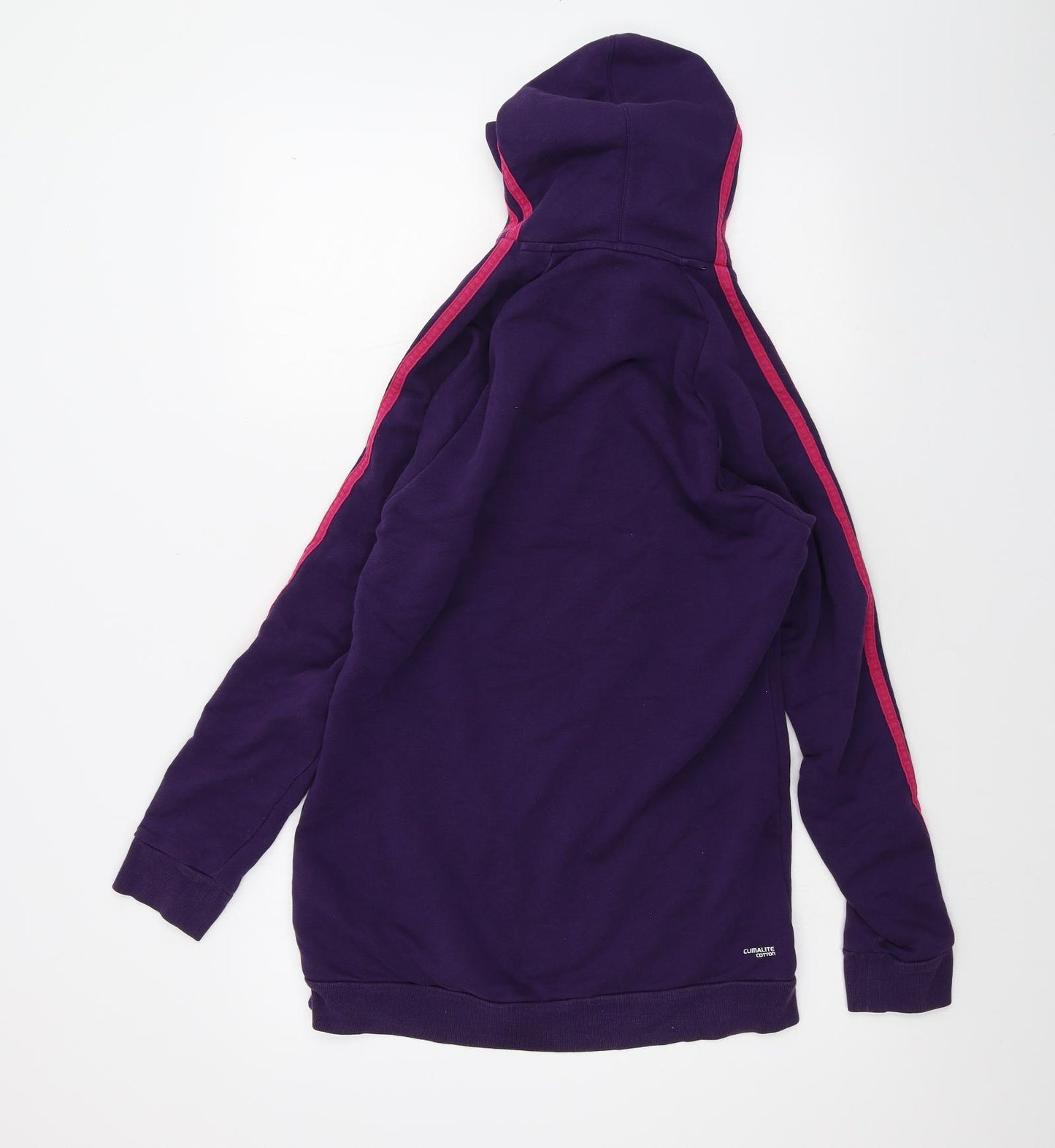 adidas Womens Purple   Pullover Hoodie Size M