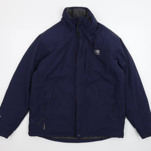 Karrimor Mens Blue   Pea Coat Coat Size L