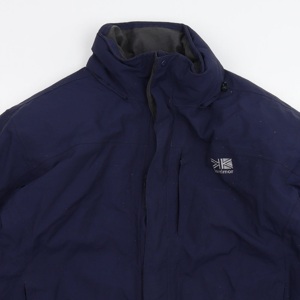 Karrimor Mens Blue   Pea Coat Coat Size L