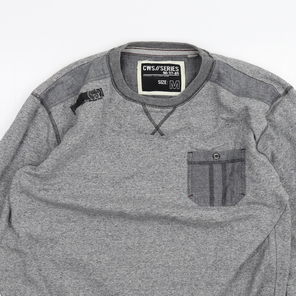 Cedar Wood State Mens Grey   Pullover Jumper Size M