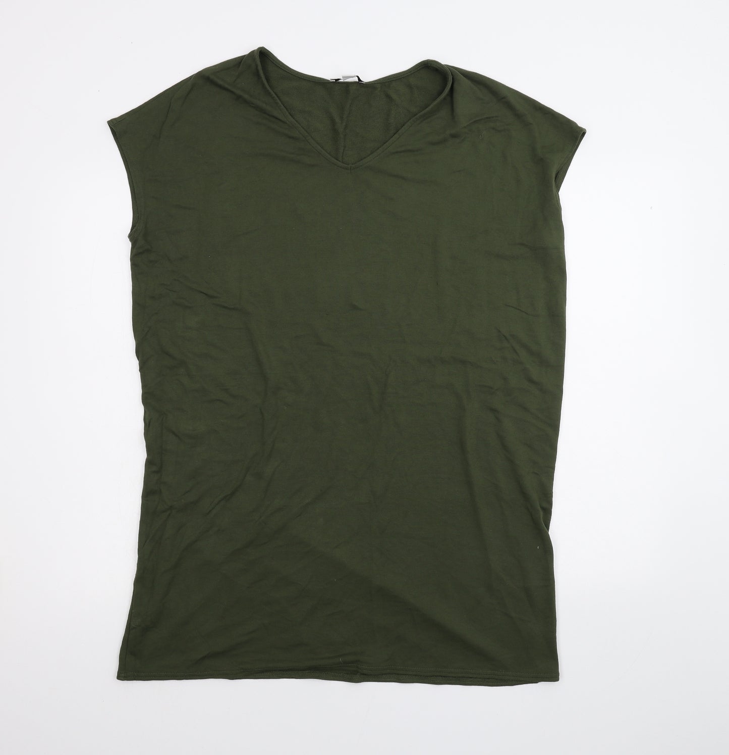 Daily Ritual Womens Green   Basic T-Shirt Size M