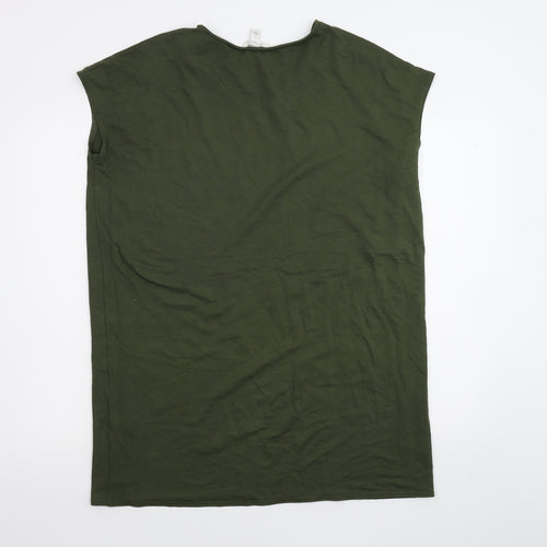 Daily Ritual Womens Green   Basic T-Shirt Size M