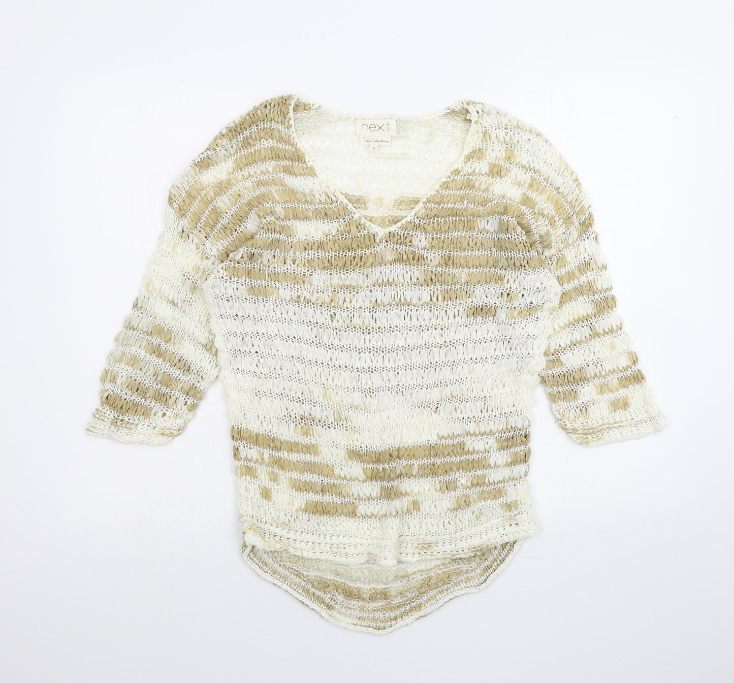 NEXT Womens White   Pullover Jumper Size M