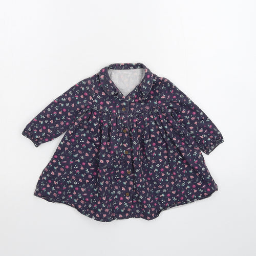 Nutmeg Baby Blue   A-Line  Size 6-9 Months
