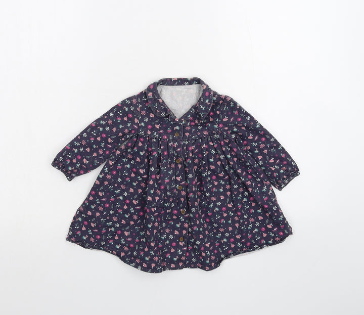 Nutmeg Baby Blue A-Line Size 6-9 Months