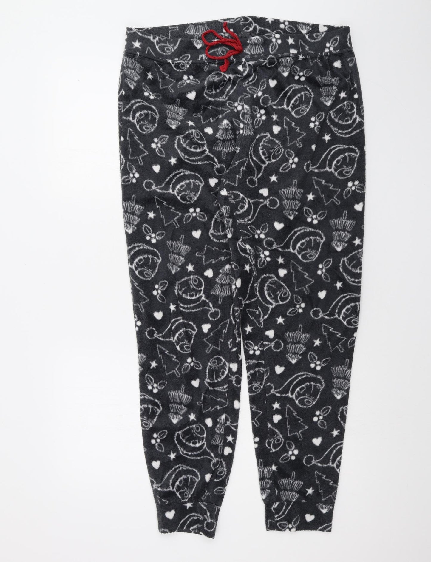 TU Womens Black   Sweatpants Trousers Size 16 L28 in