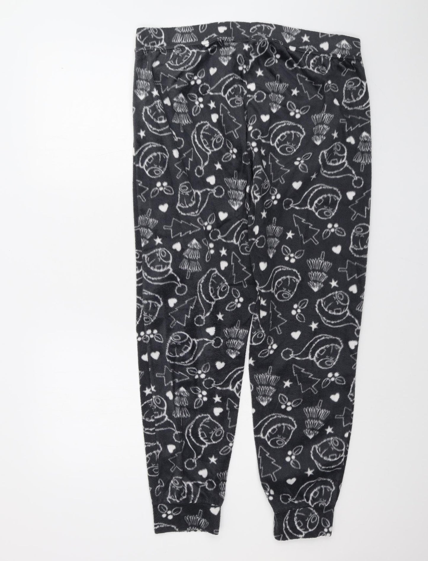TU Womens Black   Sweatpants Trousers Size 16 L28 in