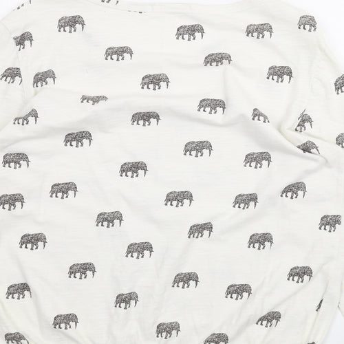 TRS Womens White   Basic T-Shirt Size 12