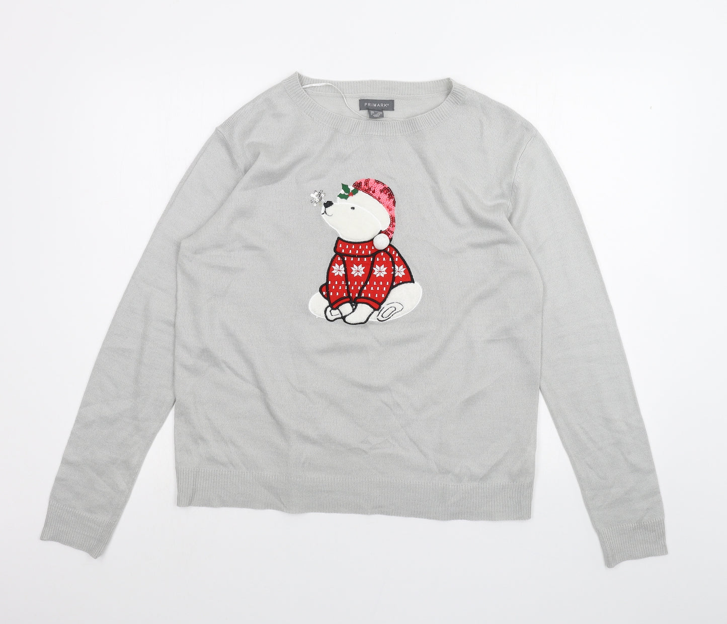 Primark Womens Grey   Basic T-Shirt Size M