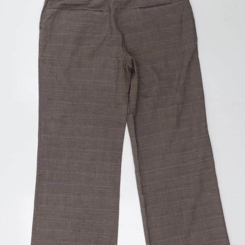 Marks and Spencer Womens Brown   Trousers  Size 14 L32 in