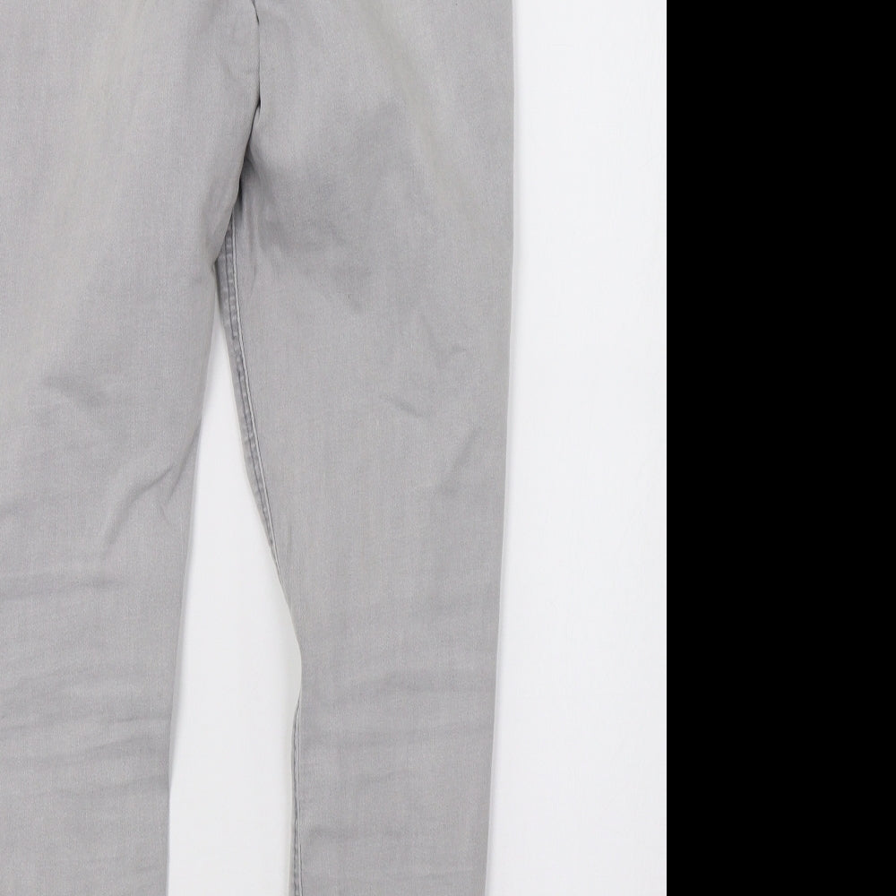 Matalan Womens Grey  Denim Skinny Jeans Size 14 L29 in