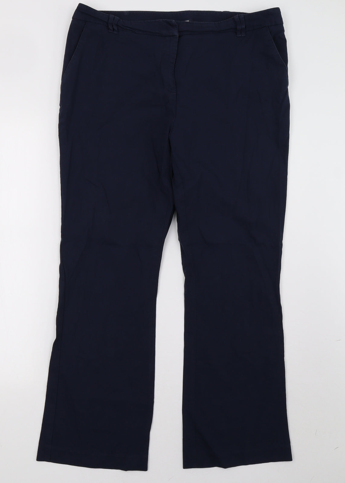 Sainsburys Womens Blue   Trousers  Size 16 L30 in