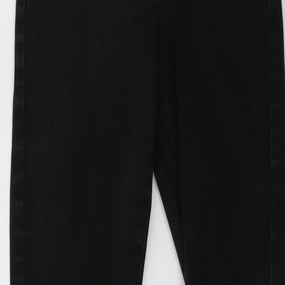 Primark Womens Black  Denim Skinny Jeans Size 12 L33 in