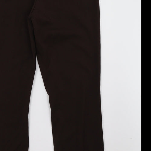 Preworn Womens Brown   Trousers  Size 14 L28 in
