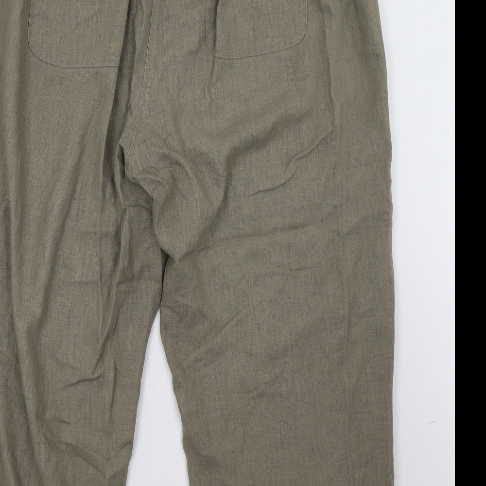 your Womens Green   Cropped Trousers Size 20 L25 in