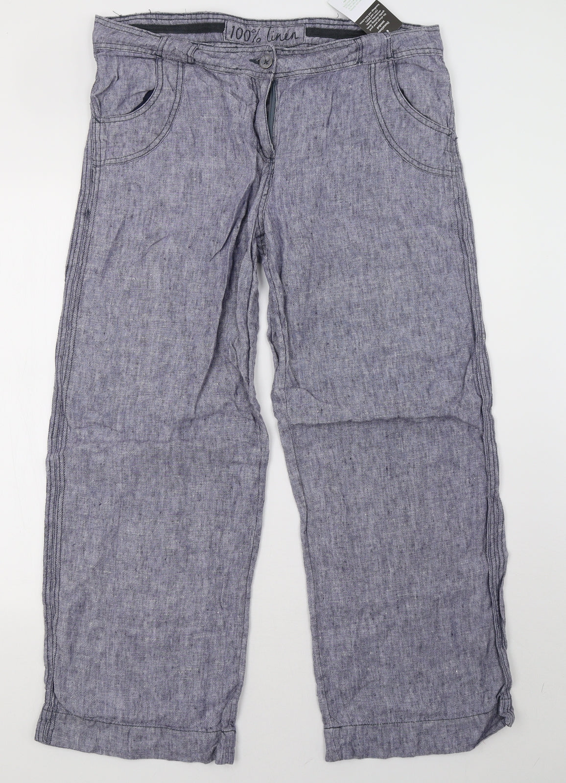 George Womens Blue   Trousers  Size 16 L31 in