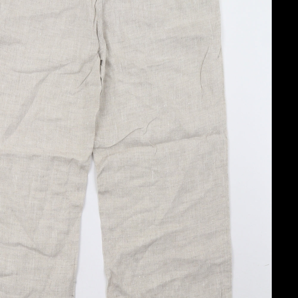lisa campione Womens Beige   Trousers  Size 16 L29 in