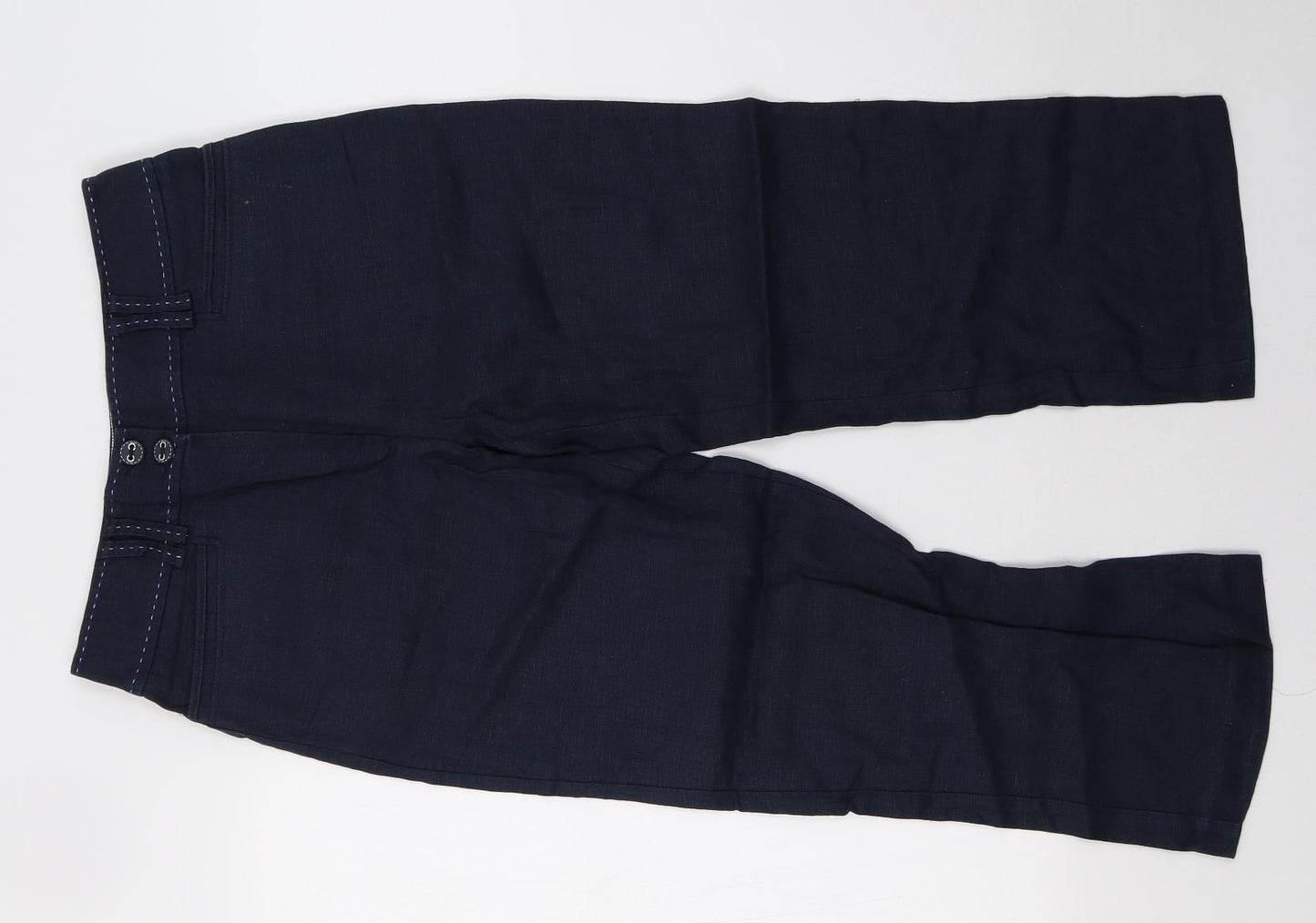 Marks and Spencer Womens Blue   Trousers  Size 8 L27 in