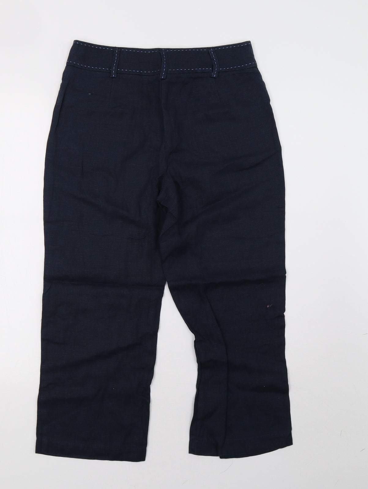 Marks and Spencer Womens Blue   Trousers  Size 8 L27 in